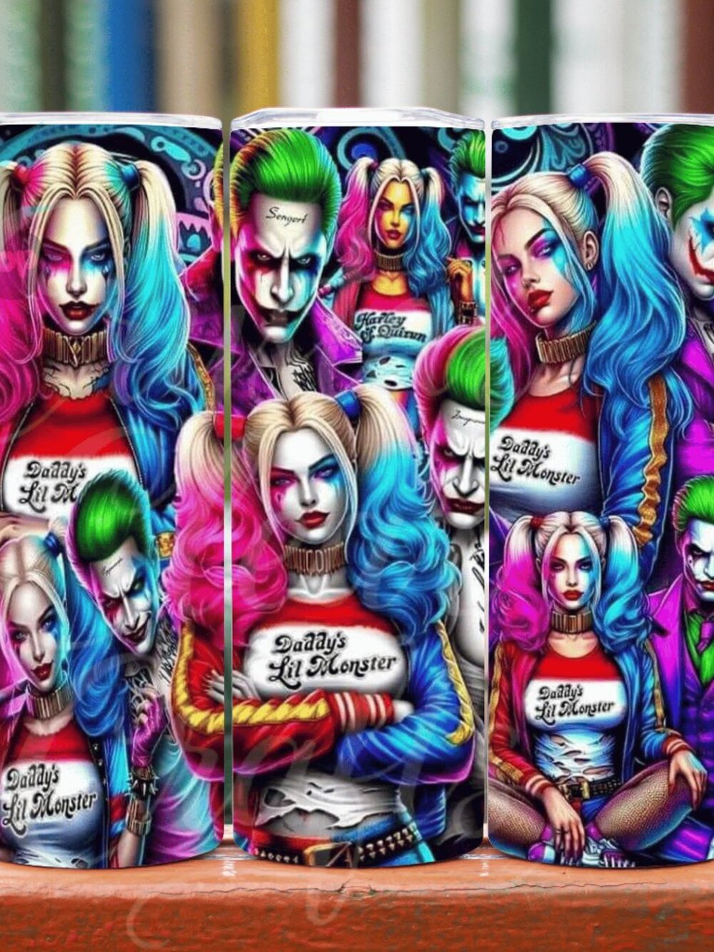 Joker Harley Quinn 20oz Stainless Steel Tumbler